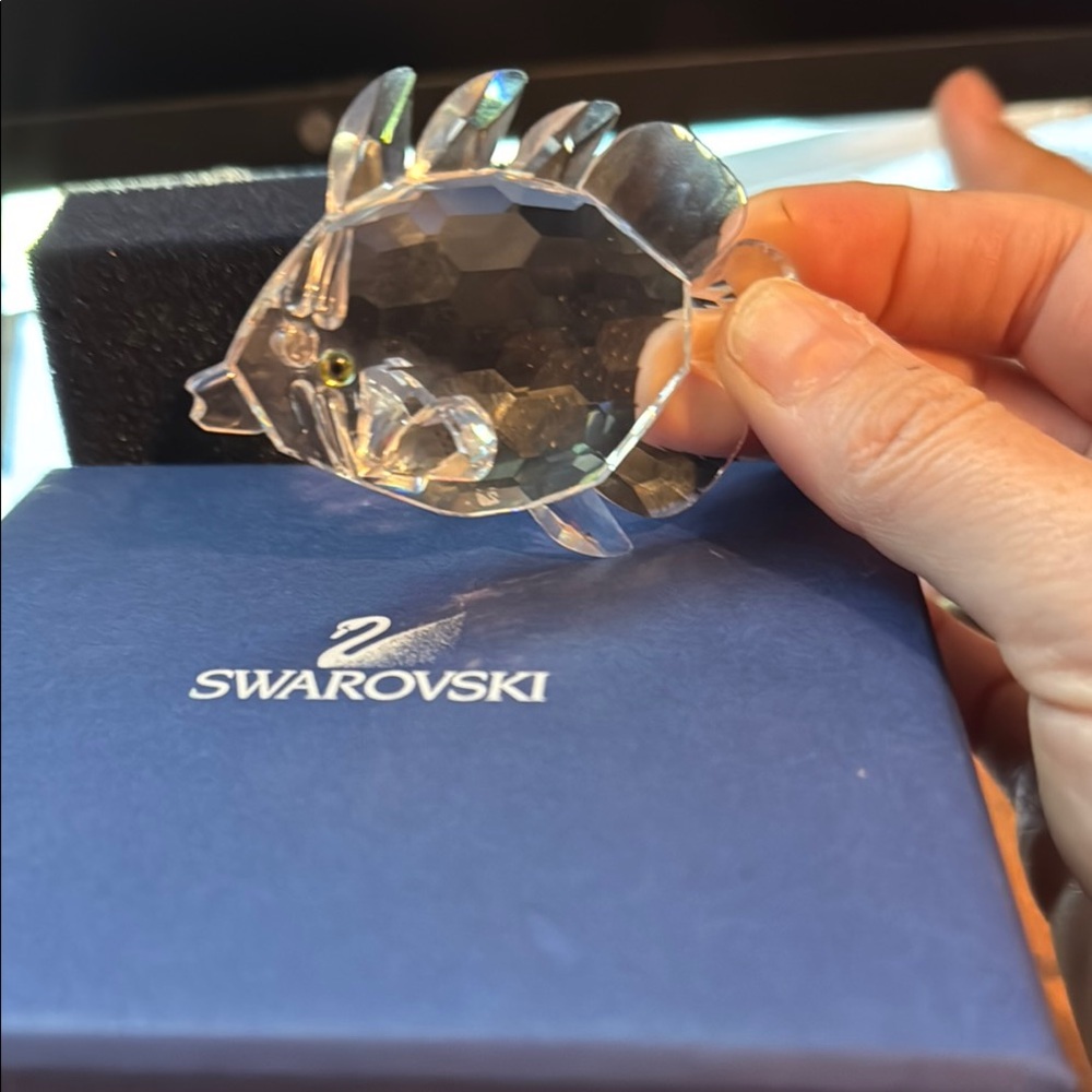Swarovski Clear Crystal Fish Figurine